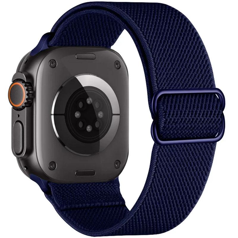 Elastic Nylon Loop Strap For Apple Watch Ultra 3/2/1 49mm 11 10 46mm 42mm Bracelet Wristband iWatch 9 8 7 6 5 4 SE 45/41/44/40mm