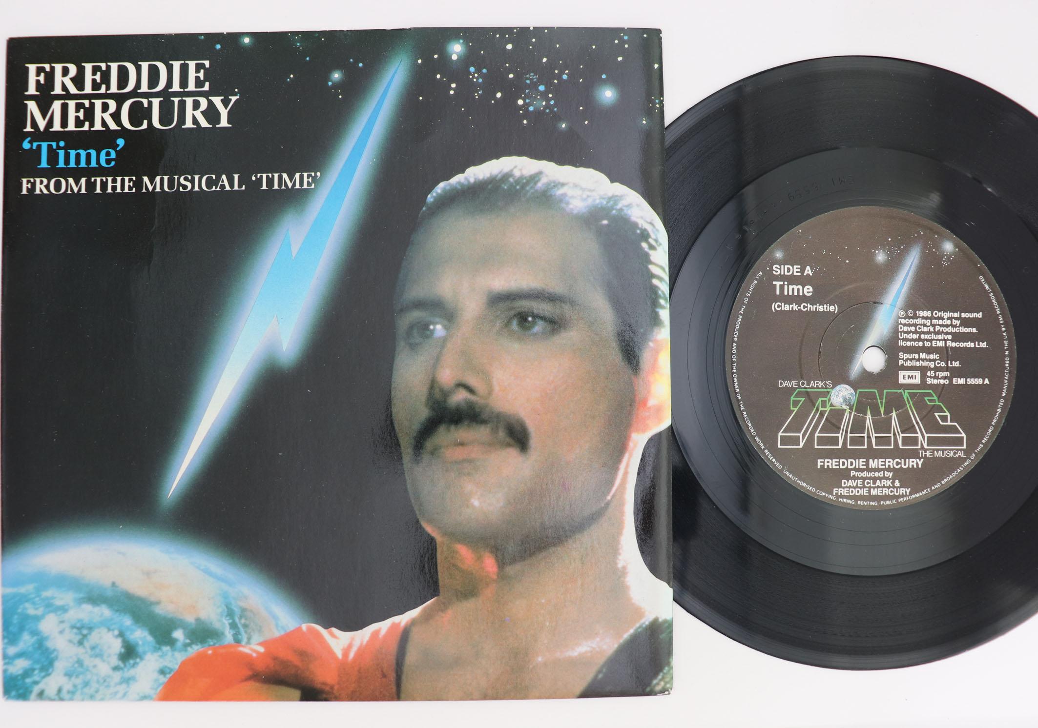 

7inch Record FREDDIE MERCURY - Time EMI5559 EMI 1986 UK Rock Used