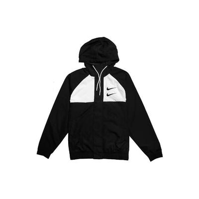 Sportswear Swoosh Windrunner Jacket With Woven Logo Men Outerwear Black CJ4889-011