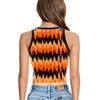 Halloween Costume Summer Vest Women's Exterior Spice Girl Sense Digital Printing Exterior Short Sleeveless Shirt