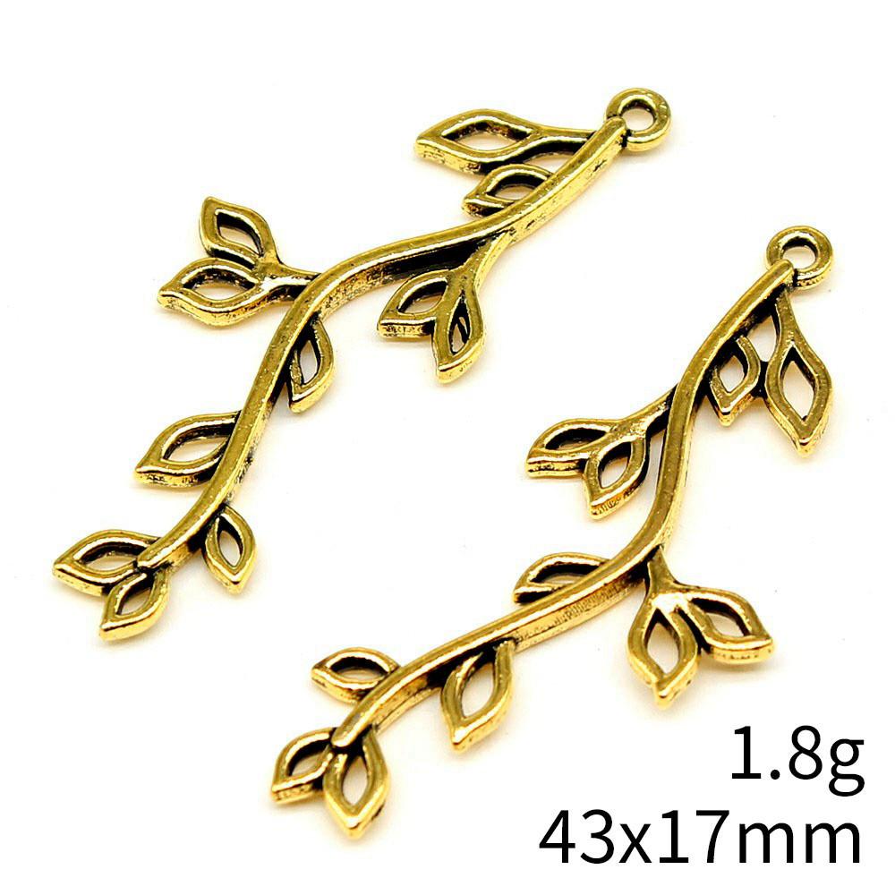 New Year's Day Jewelry & Accessories Branch Leaf Connector Accessories Parts Home Garden Accessories For Women Necklace And Earrings
