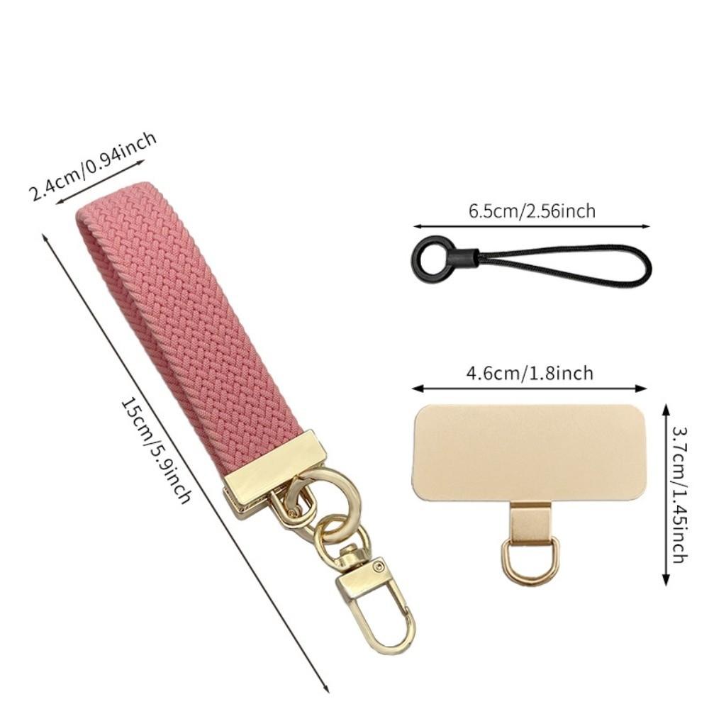 Metal Card Mobile Phone Strap Pendant Anti Loss Cell Phone Chain Handheld Anti-Lost Mobile Phone Lanyard Mobile Phone Pendant