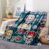 1PC Re Zero Patterned Flannel Blanket Suitable For All Seasons For Home Decor Warmth And Comfort Gifts Holiday Present