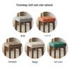 Solid Wood Upholstered Dining Chair - Modern Minimalist Stackable Stool for Living Room or Desk