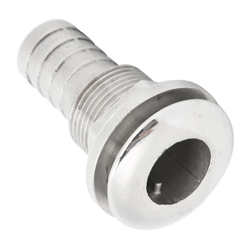 Marine Boat Thru Hull Fitting Connector Stainless Steel Hose Tail Barb Marine Hardware