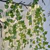 Green Leaf String Lights USB and Battery Powered LED Rattan Garland Ivy Vine Fairy Lights For Party Wedding Home Terrace Campping Courtyard Decoration
