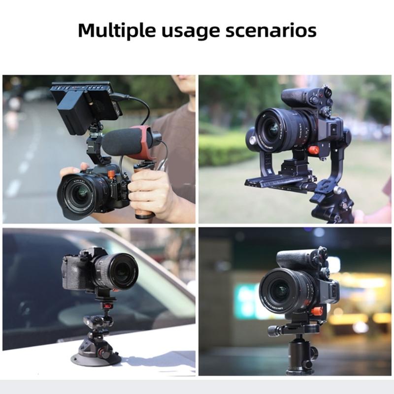 Rotatable Horizontal-To-Vertical Tripod Mount Collar Lens Collar Quick Release for DSLR Mount For Stable Photography