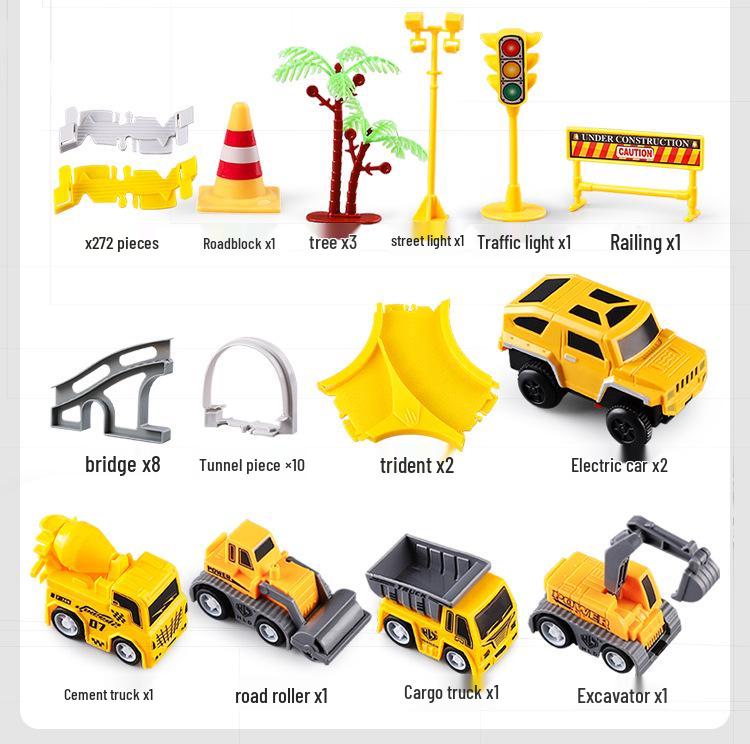 Electric Engineering Toy Car Assembly Set