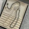 Collier pull perles fleur - Bijoux de luxe pour femmes Automne/Hiver