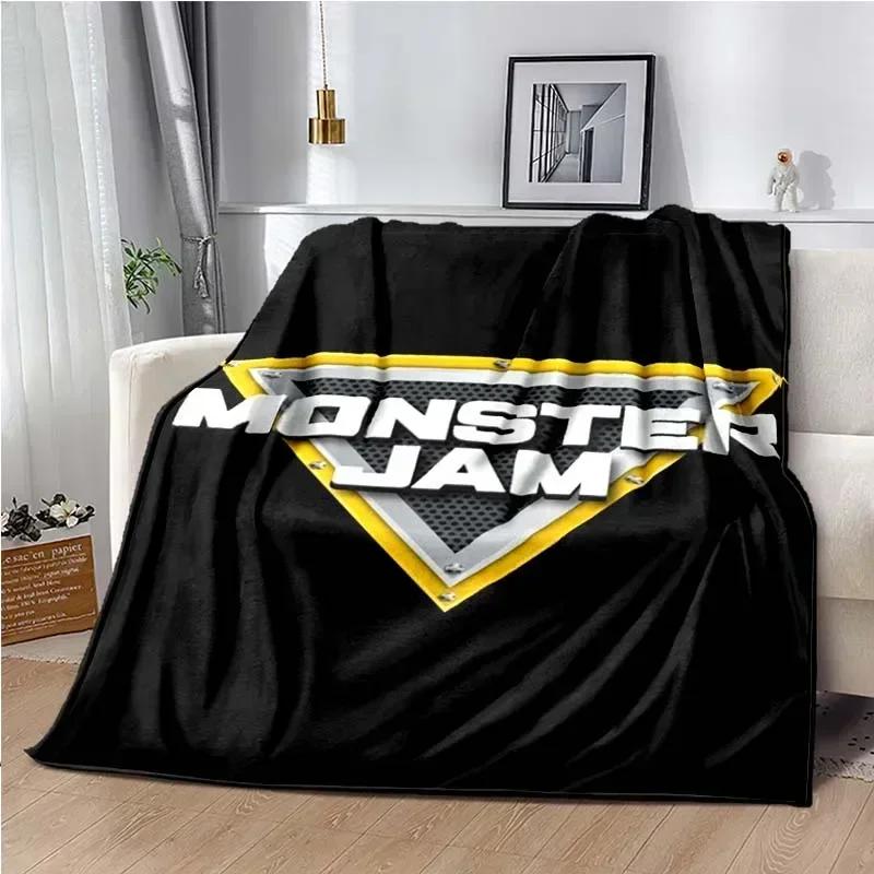 Monster Jam Grave Digger Truck Hot Wheels Sofadecke, leichte warme Isolierdecke, Bett, Büro, Auto, Knieschützer, Überwurfdecke