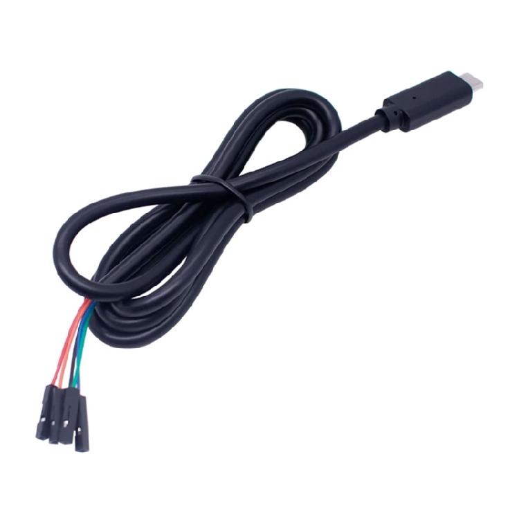 Practical USB TypeC to Phone Serial 232 Cable for Communication Needs