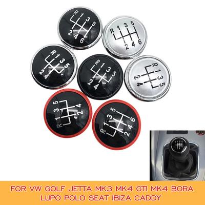 Capac pentru butonul de schimbare a vitezei cu 5/6 viteze Capac emblema emblemei numărului de viteză pentru VW Volkswagen Golf Jetta MK3 MK4 GTI MK4 Bora LUPO POLO SEAT IBIZA CADDY