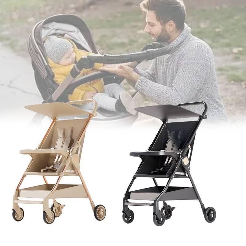 Stylish Portable Baby Stroller Compact And Foldable One Click Easy Storage For Parents