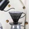 Plastic Coffee Filter Cup V shaped 60 Spiral Hand Filter New Coffee Hand Dripper  Party