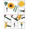 Sunflower Bird Feeders Outdoor Plastic Feeding Tool DIY Leak-proof Bird Water Container Weather-resistant Hummingbird Products