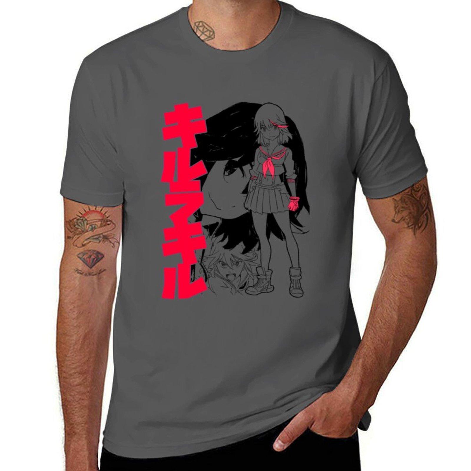 

Kill La Kill T-Shirt cotton tshirt 100% essential t shirt T-Shirt 4XL