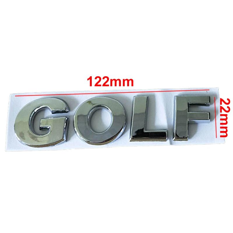 Golf 3 4 MK3 MK4 2026 Hot For VW VOLKSWAGEN 1pc Car Sticker Rear Trunk Word Logo Emblem Chrome Letters For VW GOLF 4 5 6 7 GTI R