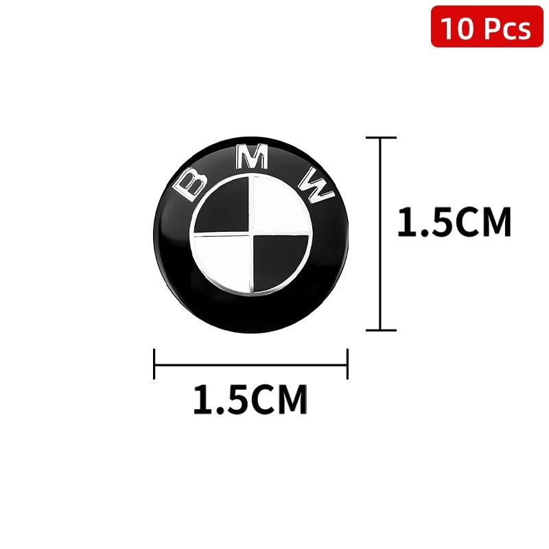 15mm Car Door Keyhole Cover Sticker Car Door Lock Keyhole Protection Stickers For BMW Performance M1 F25 F26 F15 F16 E90 E91 E92
