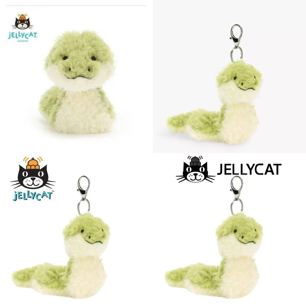 Trendy Jc24 Snake Keychain Soft Pp Cotton Plush Pendant Attractive Snake Doll