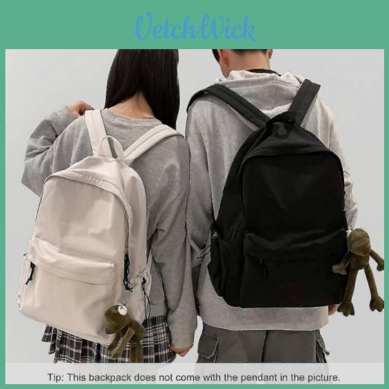 Teenage Nylon School Backpack With Breathable Cushion Straps For Students And Teens