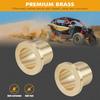 NiceCNC UTV A-Arm Bushing and Sleeve Kit For Can Am Maverick X3 2017-2022 Brass Bushings Chrome-Plated Bearing Steel Sleeves