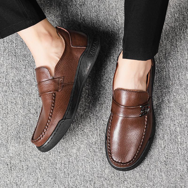 Модная роскошная мужская обувь Повседневная обувь Мужские туфли Модные мокасины Мужские — фото 6