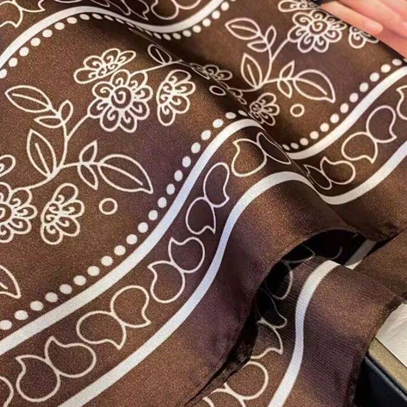 1 szt. Kwadratowy szalik 70 cm w wzór paisley w stylu bohemskim dla kobiet, odpowiedni do codziennej mody, na wyjścia na miasto, w tym szaliki, opaski na głowę