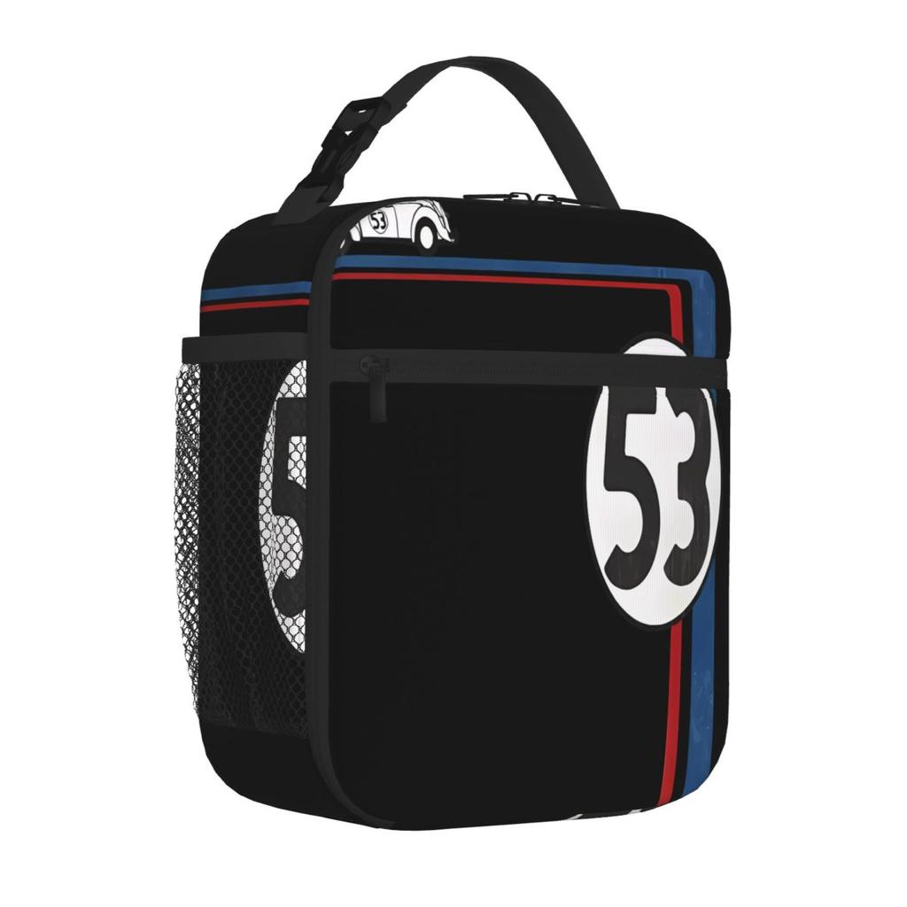 Bestselling Herbie 53 Atmungsaktives - Car Movie Goes Eco Friendly Snack Bag Teen School Insulated Lunch Bag