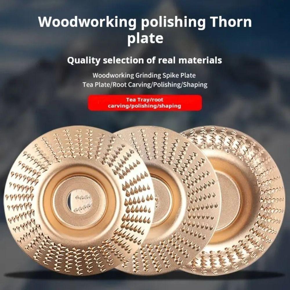 Plane Thorn Plate Woodworking Grinding Wheel 100mm Diameter Sanding Wheel  Wood Polishing