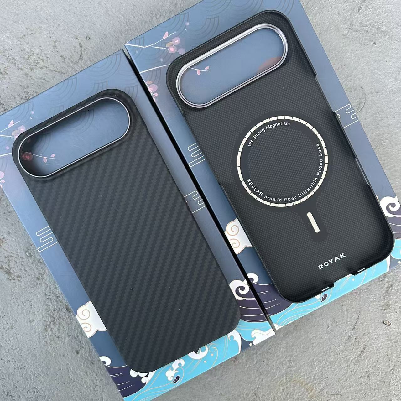 for iPhone Air 17 Air Ultra Slim Lightweight Aramid Carbon Fiber Case Strong Magnetic MagSafe Case Aramid Fiber Cover iPhone Air