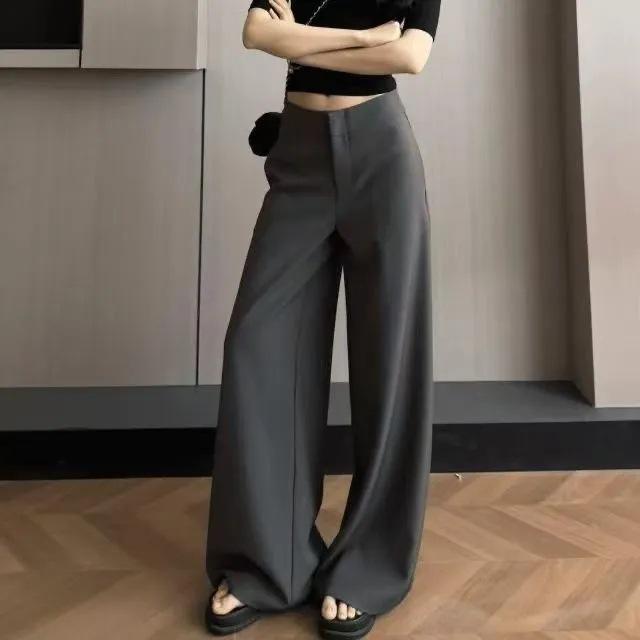 Retro Slim-Fit Loose Trousers - Elegant & Versatile Spring/Summer Fashion