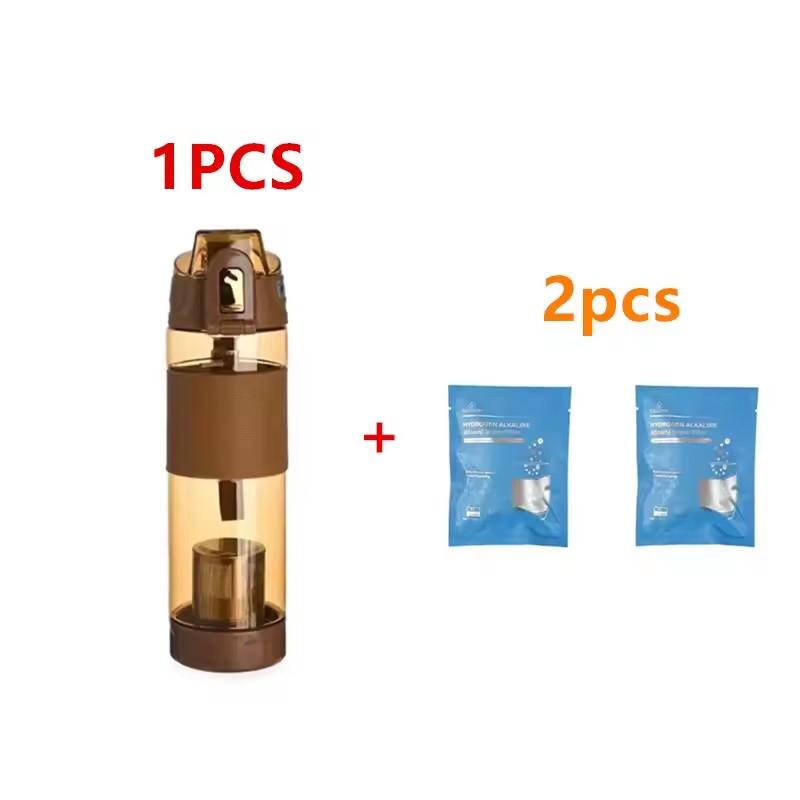 

Чашка щелочной воды Томалин (Увеличьте уровень pH до 7,2-9,5 Энергетическая бутылка, бутылка для щелочной воды 650 мл Спортивный фильтр-мешок CN