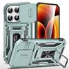 Case for 17 - TPU+PC, Green, With Stand