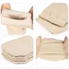 Beige Prosthesis Sock Cover With Long Coverage Fabric Structure for Prosthesis Users and Daily Walking Routine