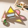 Promise Babe Colorful Building Acrylic Photography Rainbow Building Equilateral Right 3D 24 Ages Blocks, Sheets, Toys, Props, Toys, Cuboid, Triangle,