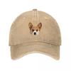 Corgi Cut Out Baseball Cap Anime Hat Snap Back Hat Designer Cap Hat Unisex For The Sun Women Caps Unisexs