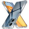 Transparent Phone Case for Redmi 13C 12c 10C 9C Clear Soft Silicone Back Cover for Xiaomi Redmi 12 4G 5G Shell POCO M6 4G X6 PRO