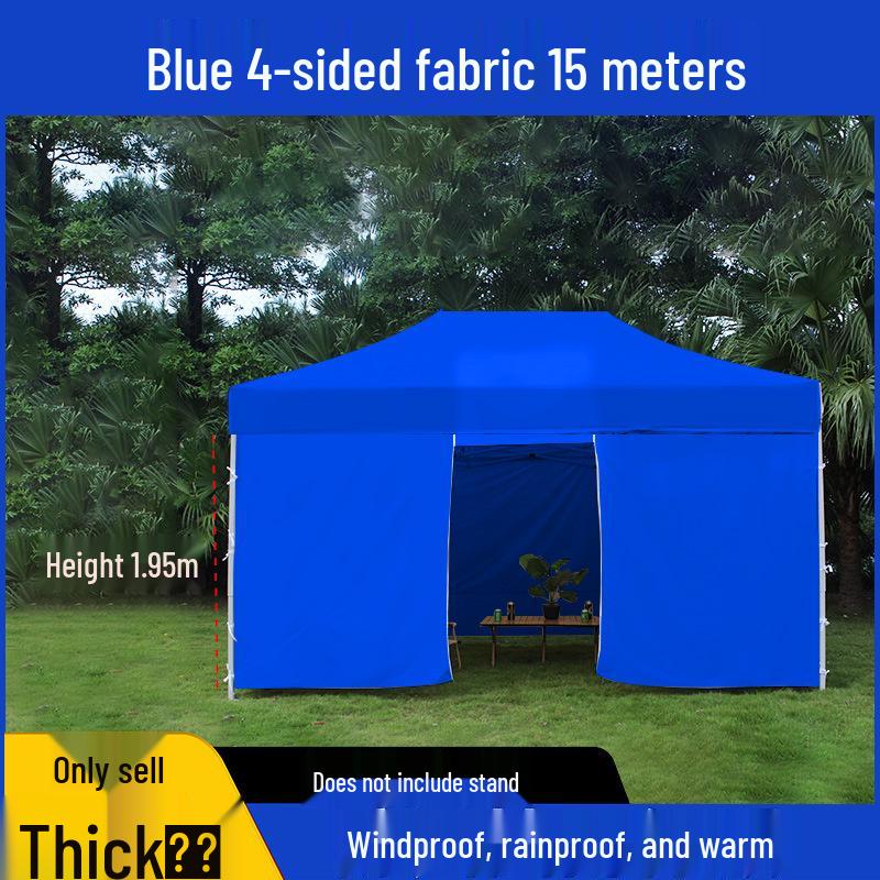 Transparent Tent Side Panel: Windproof & Waterproof Outdoor Canopy Enclosure with Thick Fabric and Durable Edging