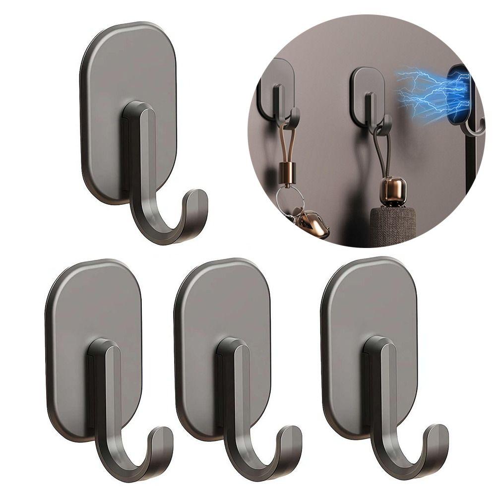 1/2/3/4PCS Heavy Duty Magnetic Hook Key Hanger Key Towel Storage Holder  for Home Kitchen Storage