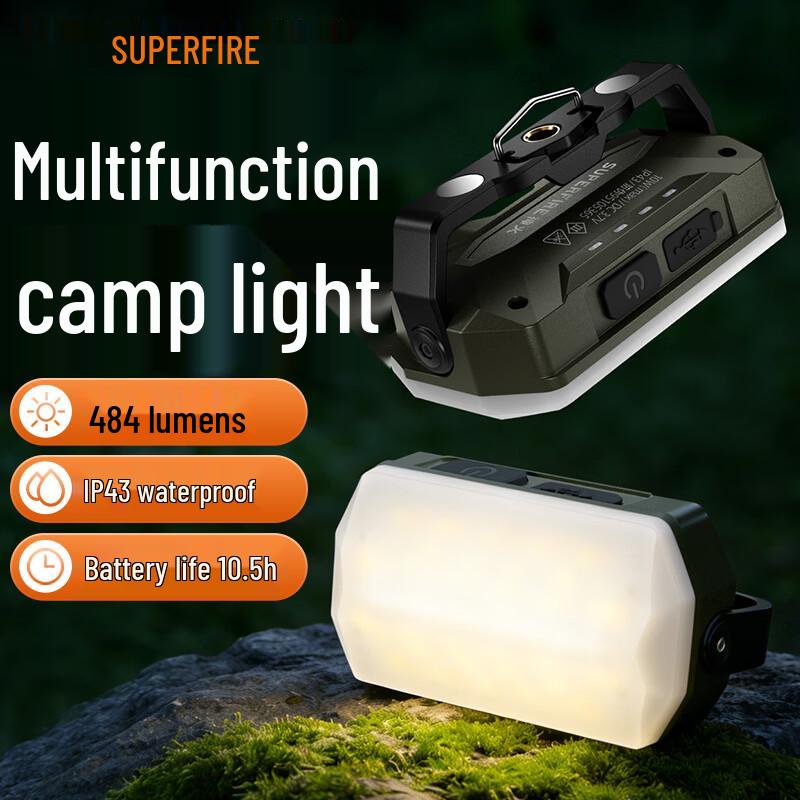 Shenhuo T68 Magnetic Rechargeable LED Camping Light
