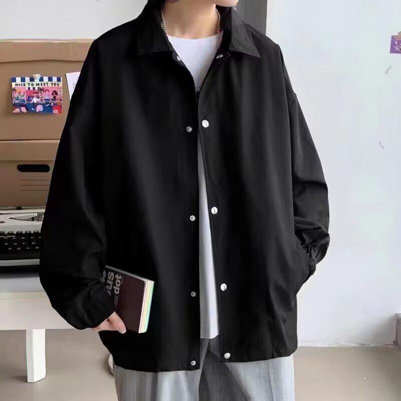 

Men s Harajuku-Style Trendy Jacket – Hipster, Cool, Korean & Japanese Influence for Spring & Autumn XL