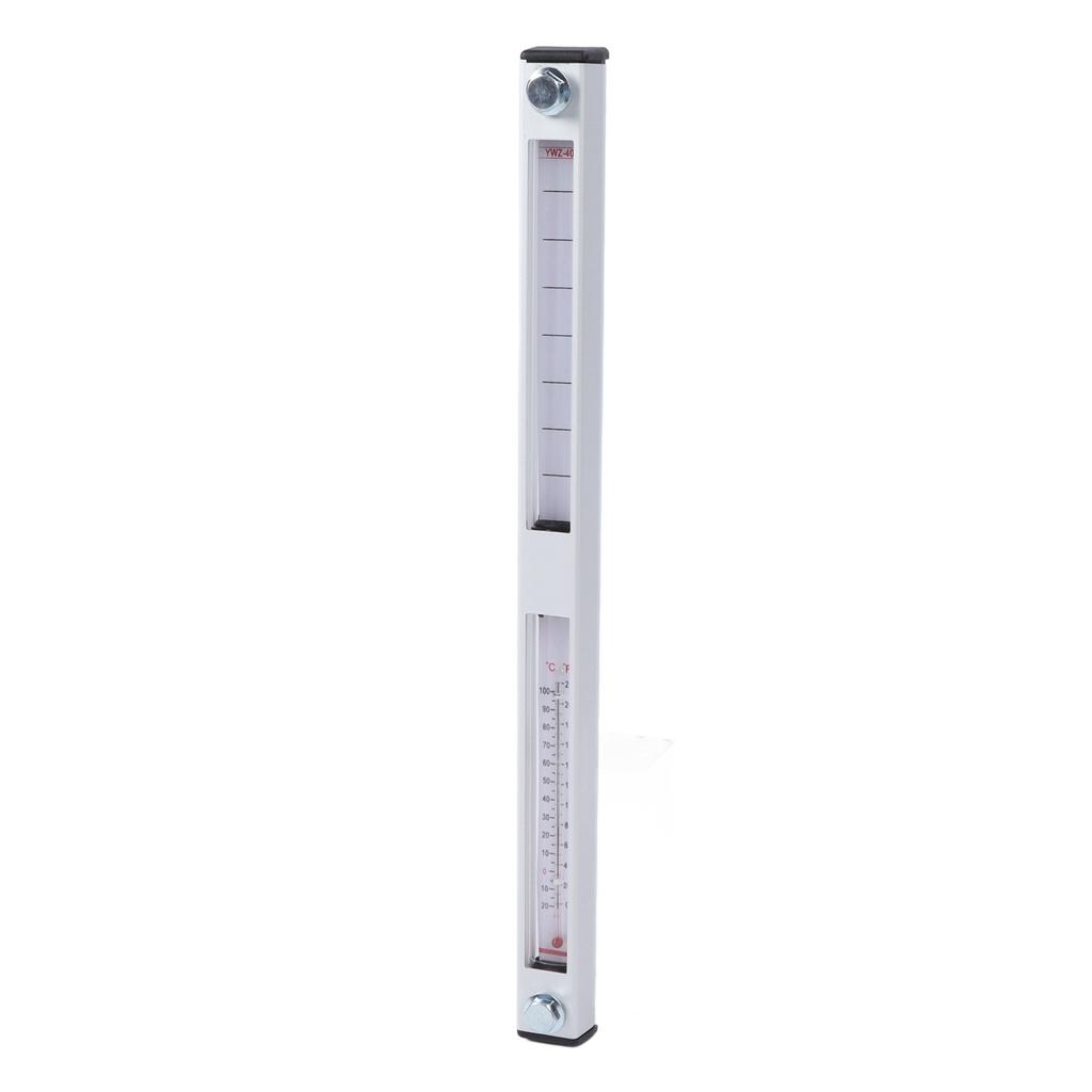Oil Liquid Level Gauge 0.1 To 0.15 MPa Alloy Glass Self Sealing Liquid Level Meter for Hydraulic Sys