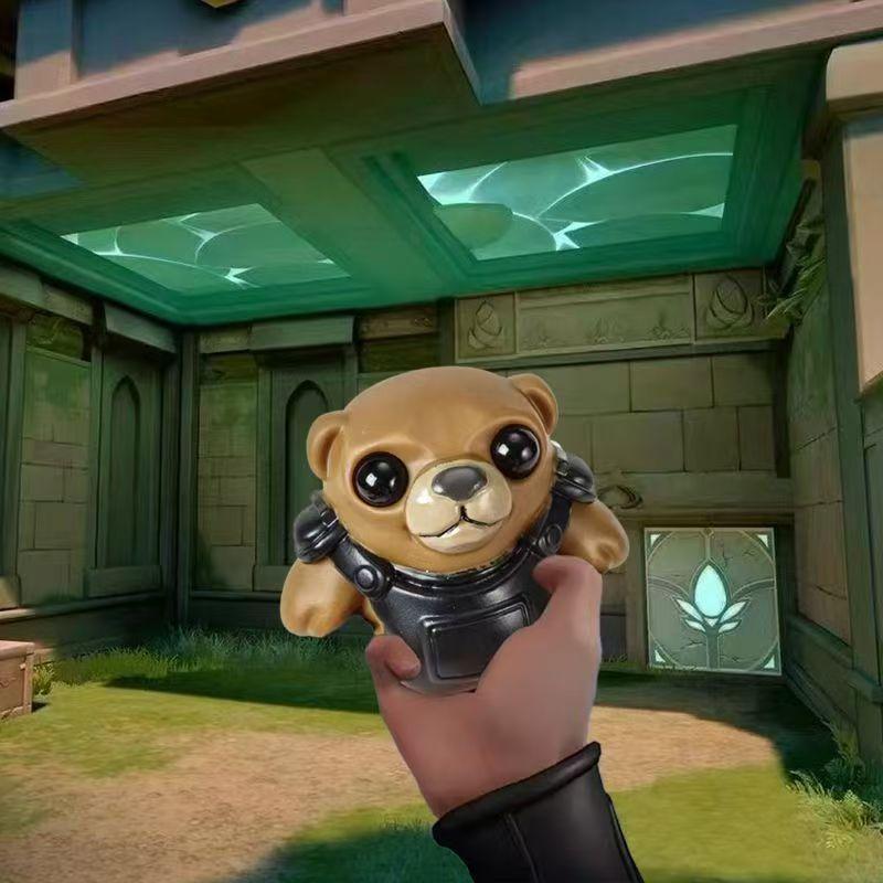 

Креативная игровая кукла Valorant, 3D тактический медведь, мягкая игрушка-антистресс, идеальный подарок для детей и взрослых