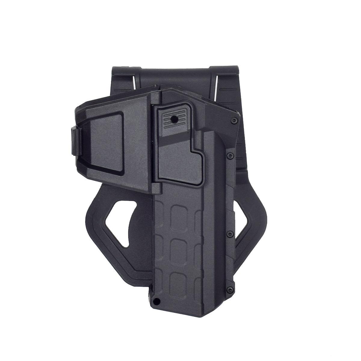 

Тактична кобура для пістолета Glock 17 18 19 з рухомим кріпленням для ІЧ лазера та ліхтаря, для страйкболу Colt G17, з блокуванням, зброя, ліхтар X300