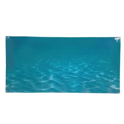 Adesivo per sfondo acquario in PVC autoadesivo 3D con motivo marino, decorazione per poster per acquario