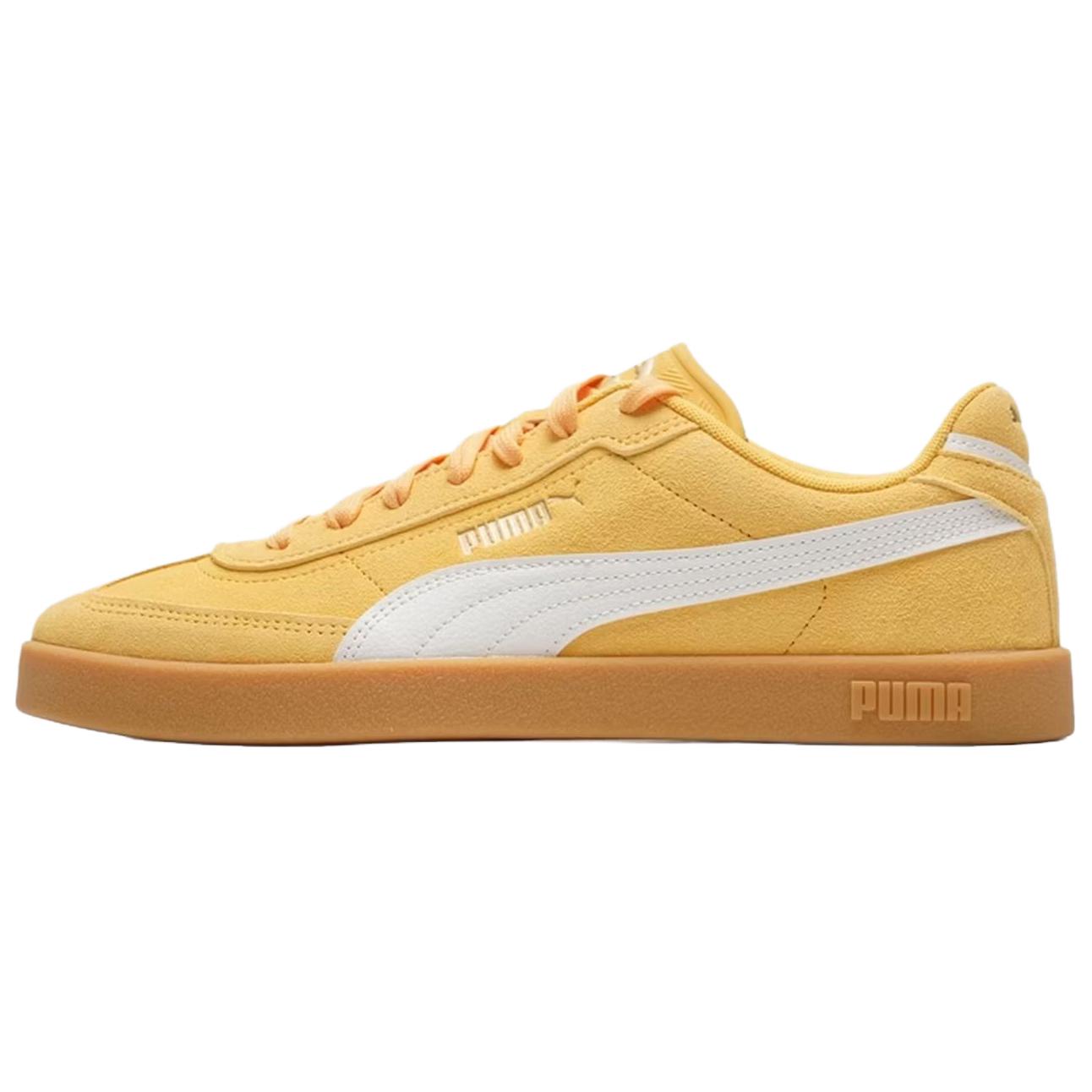 

Puma Club 2 Era SD Comfortable Versatile Shock Absorbing Durable Low Top Training Shoes Unisex sneaker Yellow 409204-03 37
