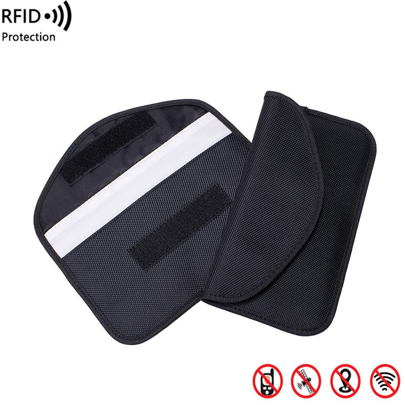 Portable Signal Blocking Key Pouch for 6.5 Inch Phone Travel Anti Theft Car Cell Phone Privacy Protection Bags