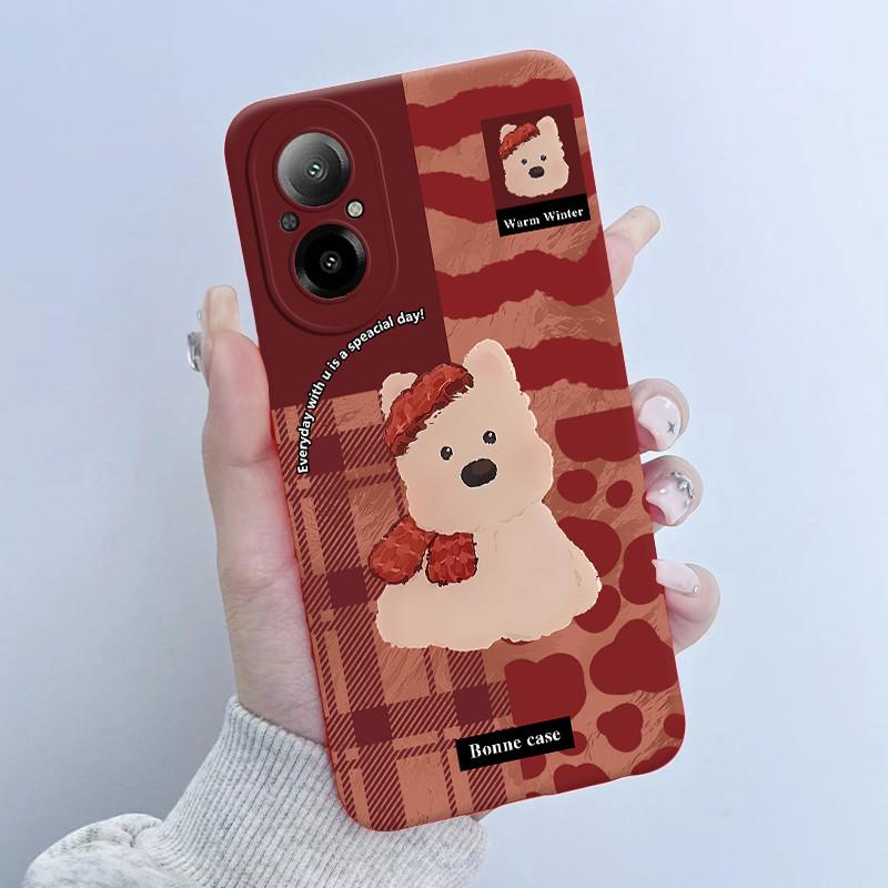 For Realme C67 4G RMX3890 Phone Case Butterfly Flower Girl New Design Soft Silicone TPU Back Housing for Oppo RealmeC67 Covers