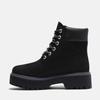 Timberland Stone Street Waterproof Boots for Women TB1A5RH50151 Jet Black 6-inch 8.5 / 25.5cm