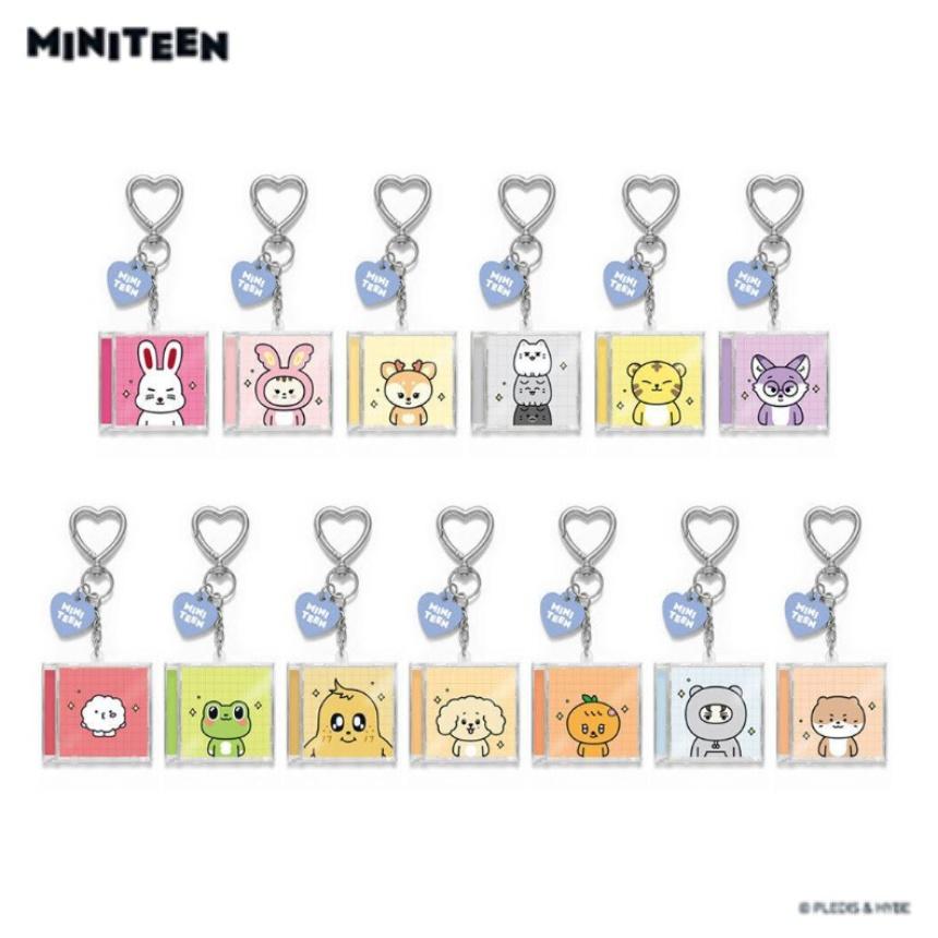 MINITEEN MINI PORTACHIAVI CD SEVENTEEN MERCHANDISE, Ufficiale, Originale, Autentico, KPOP